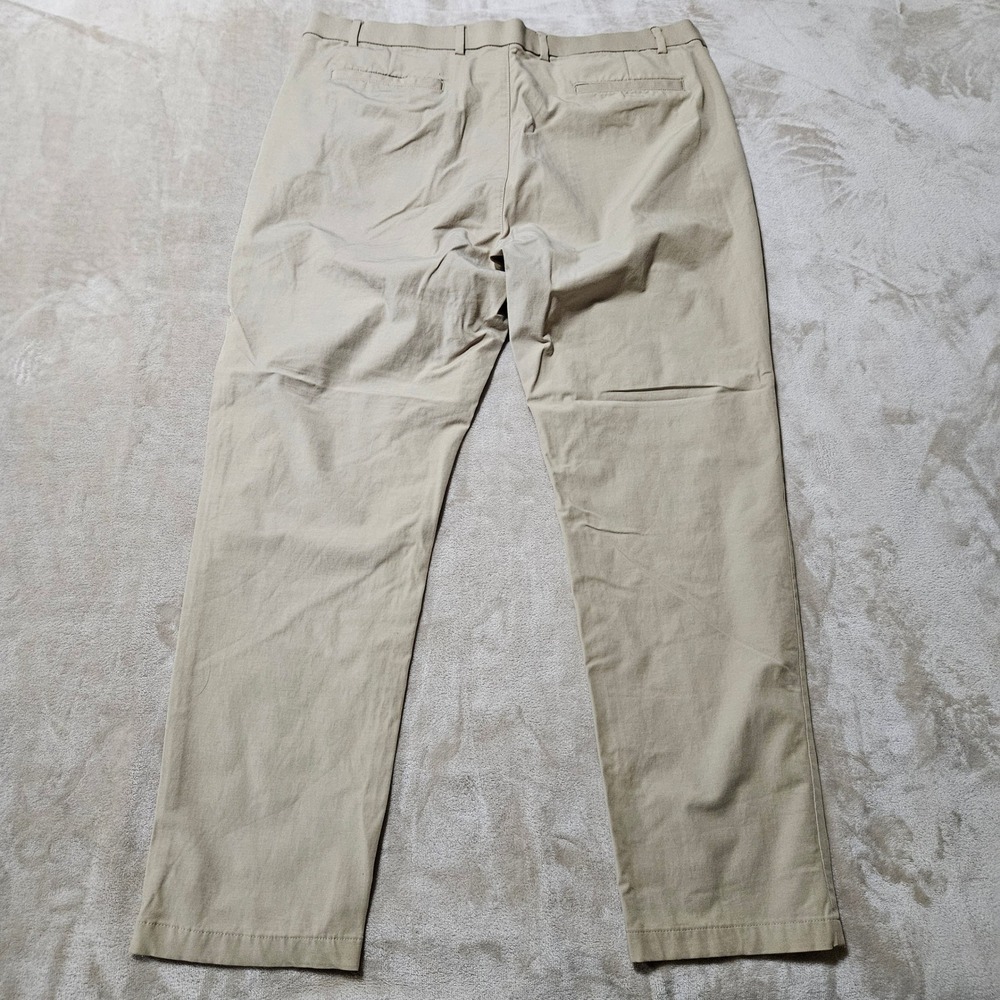 Lauren Ralph Lauren Mens Khaki Chino Pants Tan Straight Leg Stretch‎ 40x32 - Picture 4 of 4